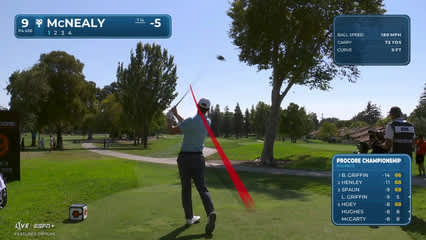 Maverick McNealy | Round 2 | 9th hole | Shot 1 | 2025 Procore