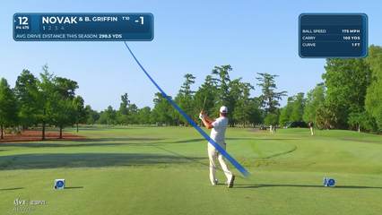 Andrew Novak | Round 1 | 12th hole | Shot 1 | 2026 Zurich Classic