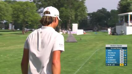 Min Woo Lee | Round 2 | 16th hole | Shot 2 | 2025 Rocket Classic