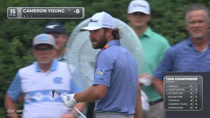 Cameron Young | Round 2 | 15th hole | Shot 1 | 2025 TOUR Championship