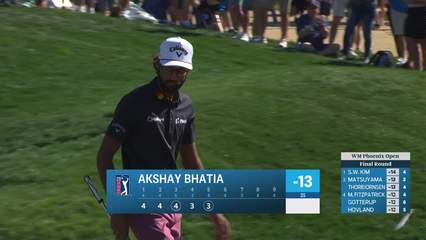 Akshay Bhatia | Round 4 | 5th hole | Shot 3 | 2026 WM Phoenix Open