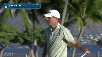 Russell Henley | Round 1 | 17th hole | Shot 4 | 2025 Sony Open