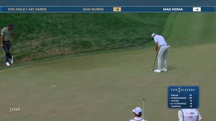 Sam Burns | Round 4 | 5th hole | Shot 5 | 2026 THE PLAYERS