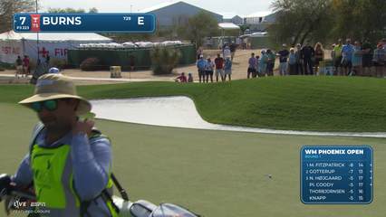 Sam Burns | Round 1 | 7th hole | Shot 3 | 2026 WM Phoenix Open