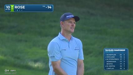 Justin Rose | Round 4 | 10th hole | Shot 2 | 2026 Travelers