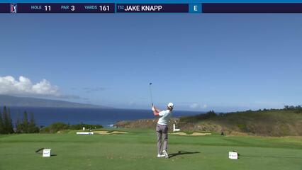 Jake Knapp | Round 2 | 11th hole | Shot 1 | 2025 The Sentry