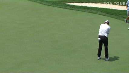 Scottie Scheffler | 2021 the Memorial | Round 4 | 1st hole | Shot 3