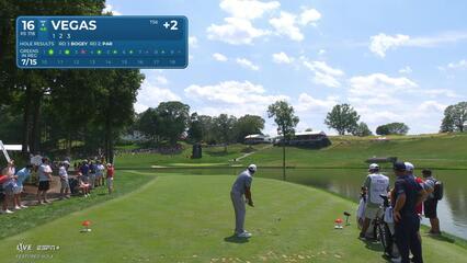 Jhonattan Vegas | Round 3 | 16th hole | Shot 1 | 2025 Travelers