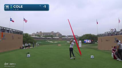 Eric Cole | Round 1 | 16th hole | Shot 1 | 2025 Valero