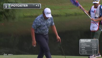 Aldrich Potgieter | Round 2 | 3rd hole | Shot 5 | 2025 FedEx St. Jude