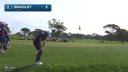 Keegan Bradley | Round 1 | 13th hole | Shot 3 | 2025 Farmers