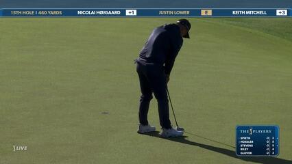 Justin Lower | Round 1 | 15th hole | Shot 4 | 2025 THE PLAYERS