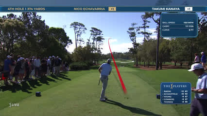 Nico Echavarria | Round 3 | 4th hole | Shot 1 | 2026 THE PLAYERS