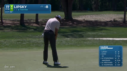 David Lipsky | Round 2 | 17th hole | Shot 3 | 2026 Valspar