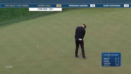 Harry Hall | Round 2 | 5th hole | Shot 5 | 2026 THE PLAYERS