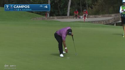 Rafael Campos | Round 2 | 7th hole | Shot 3 | 2025 Mexico Open