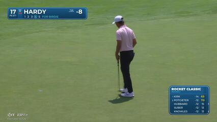 Nick Hardy | Round 2 | 17th hole | Shot 4 | 2025 Rocket Classic