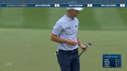 Will Zalatoris | Round 4 | 1st hole | Shot 3 | 2025 THE PLAYERS