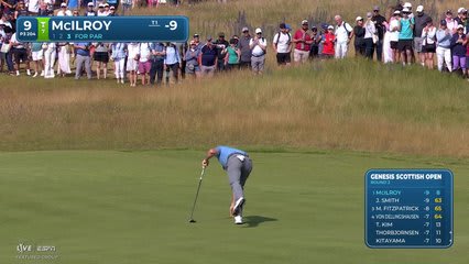 Rory McIlroy | Round 2 | 9th hole | Shot 3 | 2026 Genesis Scottish Open
