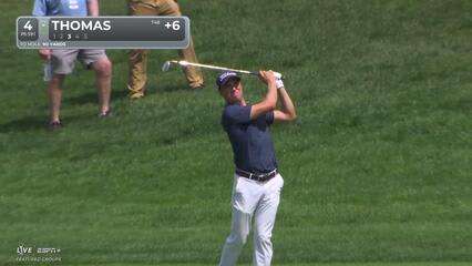 Justin Thomas | Round 2 | 4th hole | Shot 3 | 2025 BMW Championship