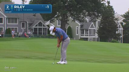 Davis Riley | Round 1 | 2nd hole | Shot 3 | 2025 Travelers