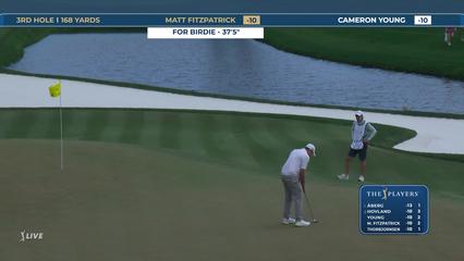Matt Fitzpatrick | Round 4 | 3rd hole | Shot 3 | 2026 THE PLAYERS