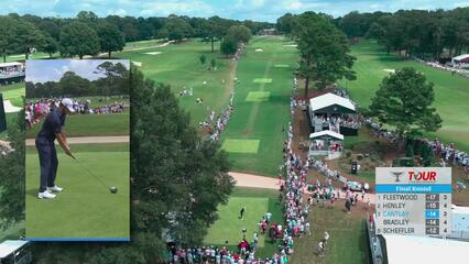Patrick Cantlay | Round 4 | 4th hole | Shot 1 | 2025 TOUR Championship