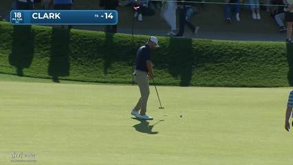 Wyndham Clark | Round 2 | 18th hole | Shot 4 | 2026 The American Express