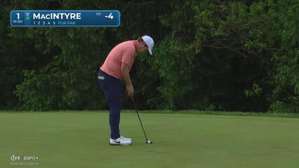 Robert MacIntyre | Round 4 | 1st hole | Shot 5 | 2025 RBC Canadian