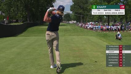 Jake Knapp | Round 4 | 7th hole | Shot 1 | 2025 Rocket Classic