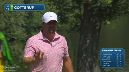Chris Gotterup | Round 4 | 15th hole | Shot 4 | 2026 John Deere