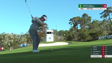 Keith Mitchell | 2023 AT&T Pebble Beach | Round 4 | 14th hole | Shot 3
