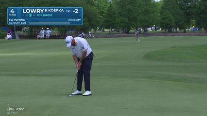 Shane Lowry | Round 1 | 4th hole | Shot 3 | 2026 Zurich Classic