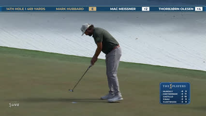 Mark Hubbard | Round 1 | 14th hole | Shot 5 | 2026 THE PLAYERS