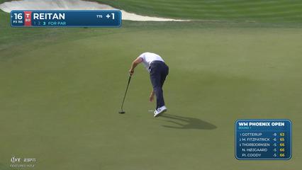 Kristoffer Reitan | Round 1 | 16th hole | Shot 3 | 2026 WM Phoenix Open