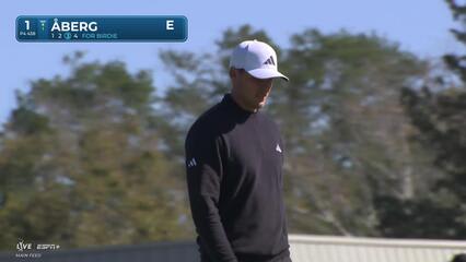 Ludvig Åberg | Round 1 | 1st hole | Shot 4 | 2025 Arnold Palmer