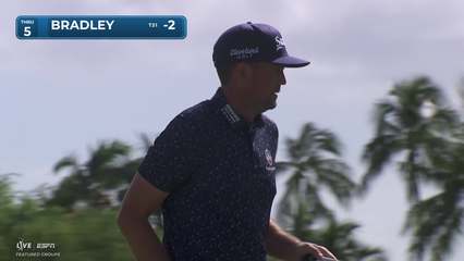 Keegan Bradley | Round 1 | 5th hole | Shot 3 | 2026 Sony Open