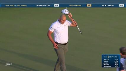 Sepp Straka | Round 2 | 18th hole | Shot 5 | 2025 THE PLAYERS