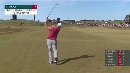 Sepp Straka | Round 3 | 11th hole | Shot 2 | 2025 Genesis Scottish Open