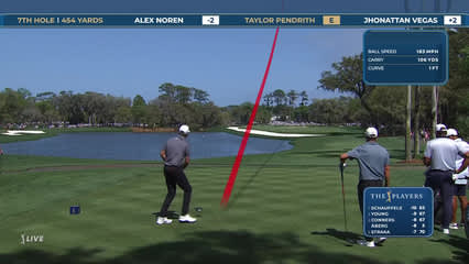 Taylor Pendrith | Round 2 | 7th hole | Shot 1 | 2026 THE PLAYERS
