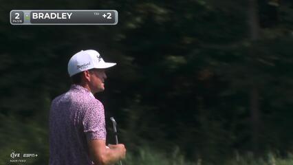 Keegan Bradley | Round 4 | 2nd hole | Shot 2 | 2025 BMW Championship