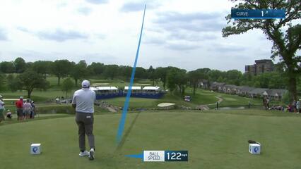 Ángel Cabrera | Round 1 | 17th hole | Shot 1 | 2025 Principal