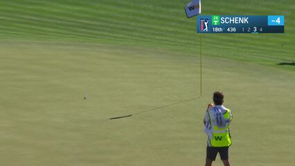 Adam Schenk | Round 1 | 18th hole | Shot 3 | 2025 WM Phoenix Open