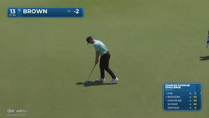 Blades Brown | Round 1 | 13th hole | Shot 3 | 2025 Charles Schwab