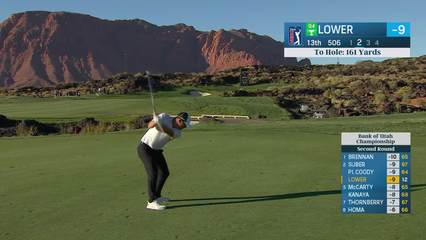 Justin Lower | Round 2 | 13th hole | Shot 2 | 2025 Bank of Utah