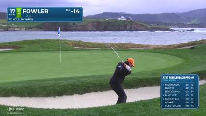 Rickie Fowler | Round 4 | 17th hole | Shot 2 | 2026 AT&T Pebble Beach