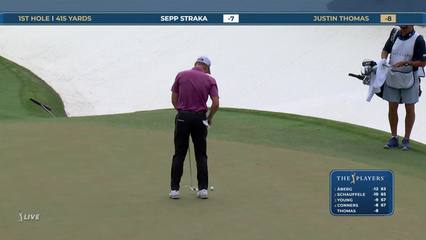 Justin Thomas | Round 3 | 1st hole | Shot 5 | 2026 THE PLAYERS
