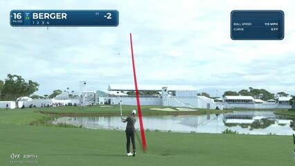 Daniel Berger | Round 1 | 16th hole | Shot 2 | 2025 Cognizant Classic