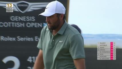 Scottie Scheffler | Round 4 | 13th hole | Shot 1 | 2025 Genesis Scottish Open