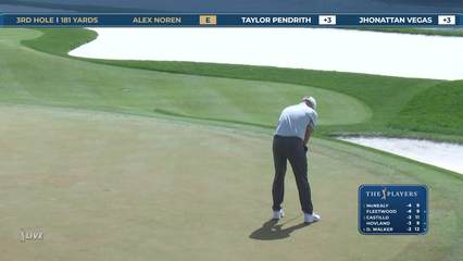 Alex Noren | Round 1 | 3rd hole | Shot 4 | 2026 THE PLAYERS